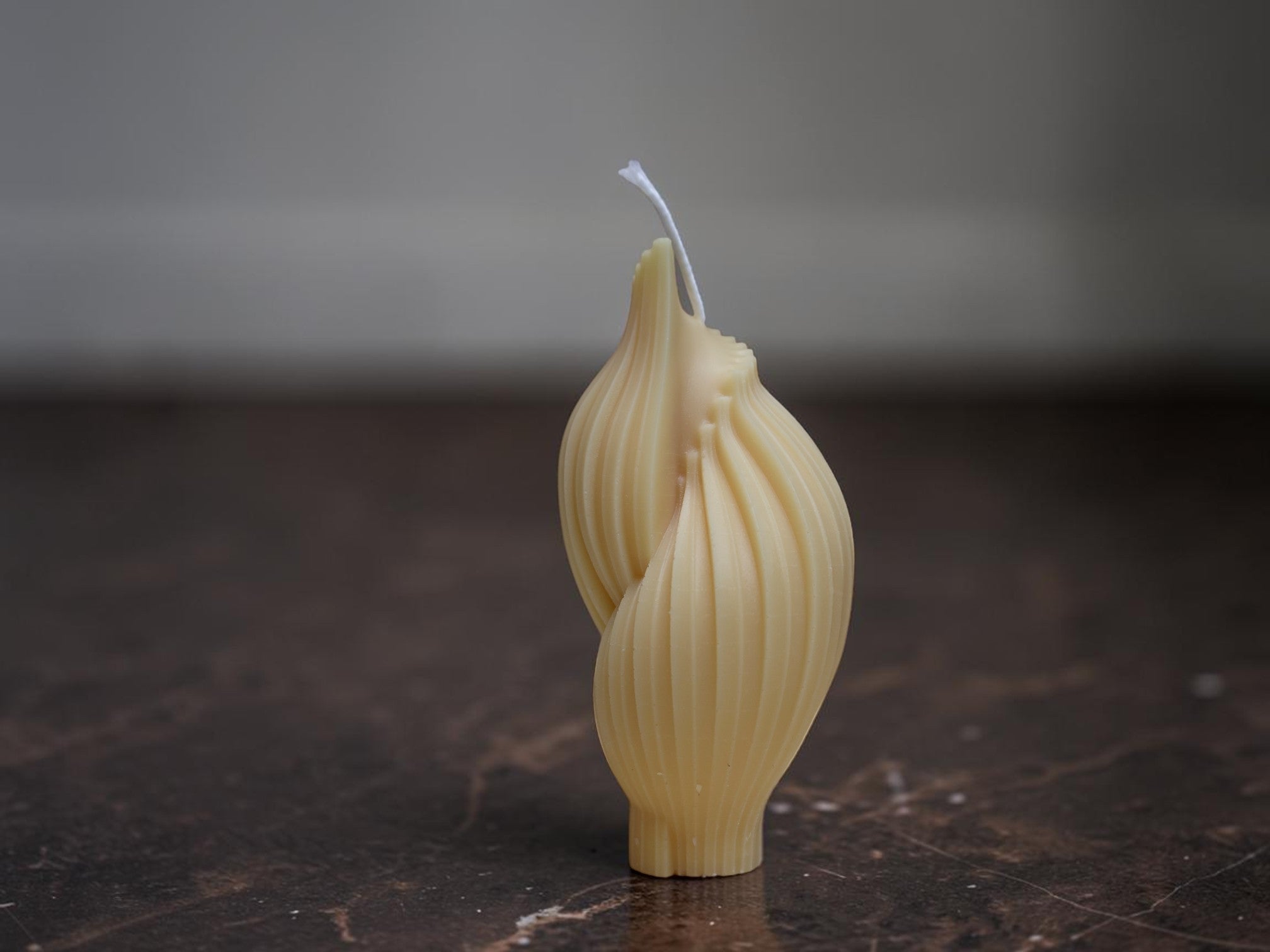 Abstract Spiral Candle