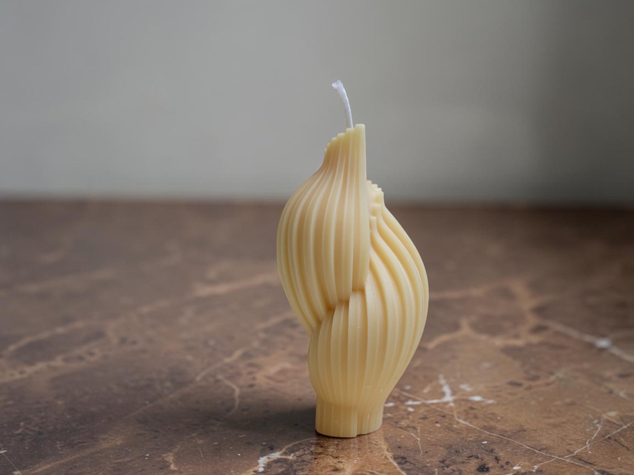 Abstract Spiral Candle