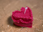 Heart Cake Candle