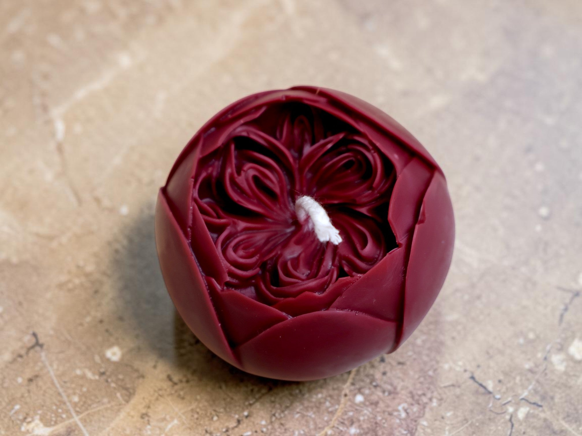 Blooming Flower Candle
