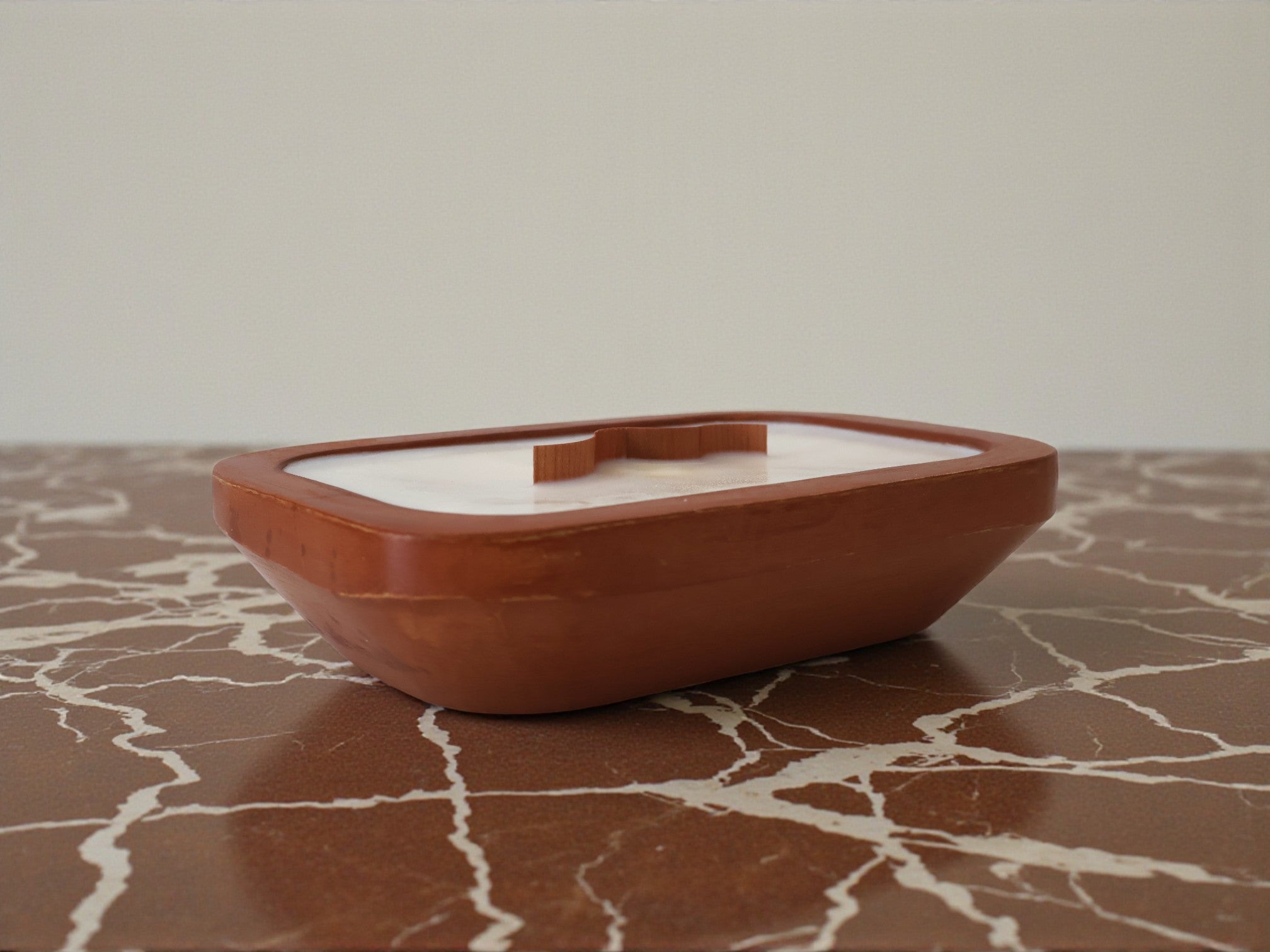 Luxury Wooden Bowl Candle