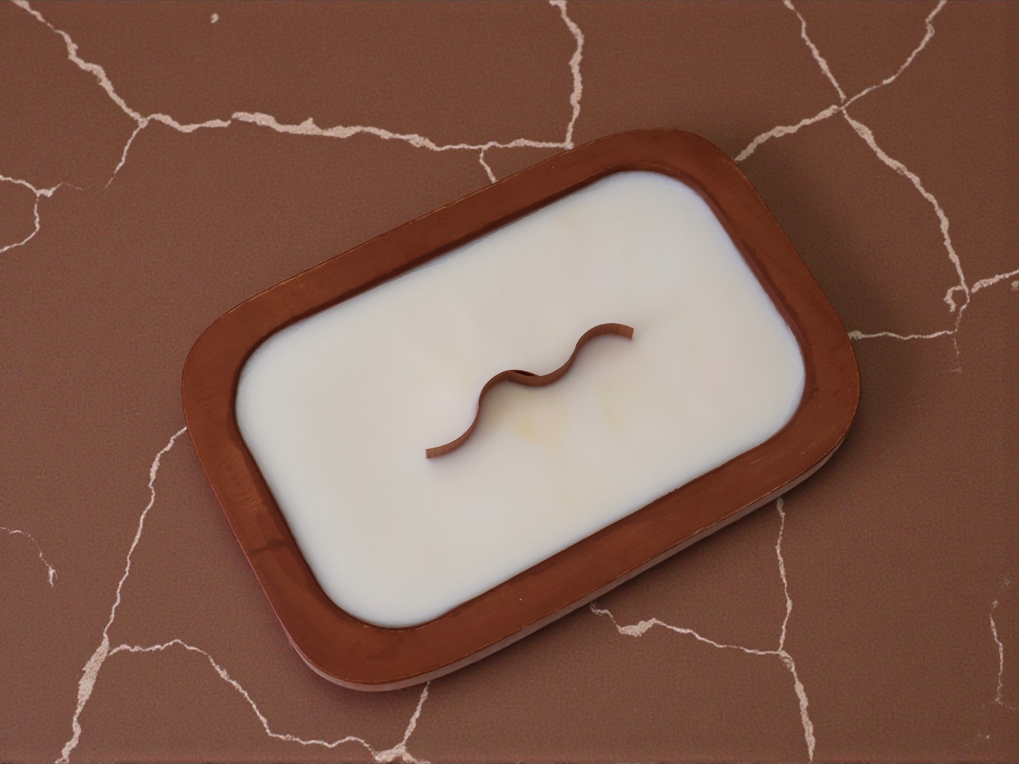 Luxury Wooden Bowl Candle