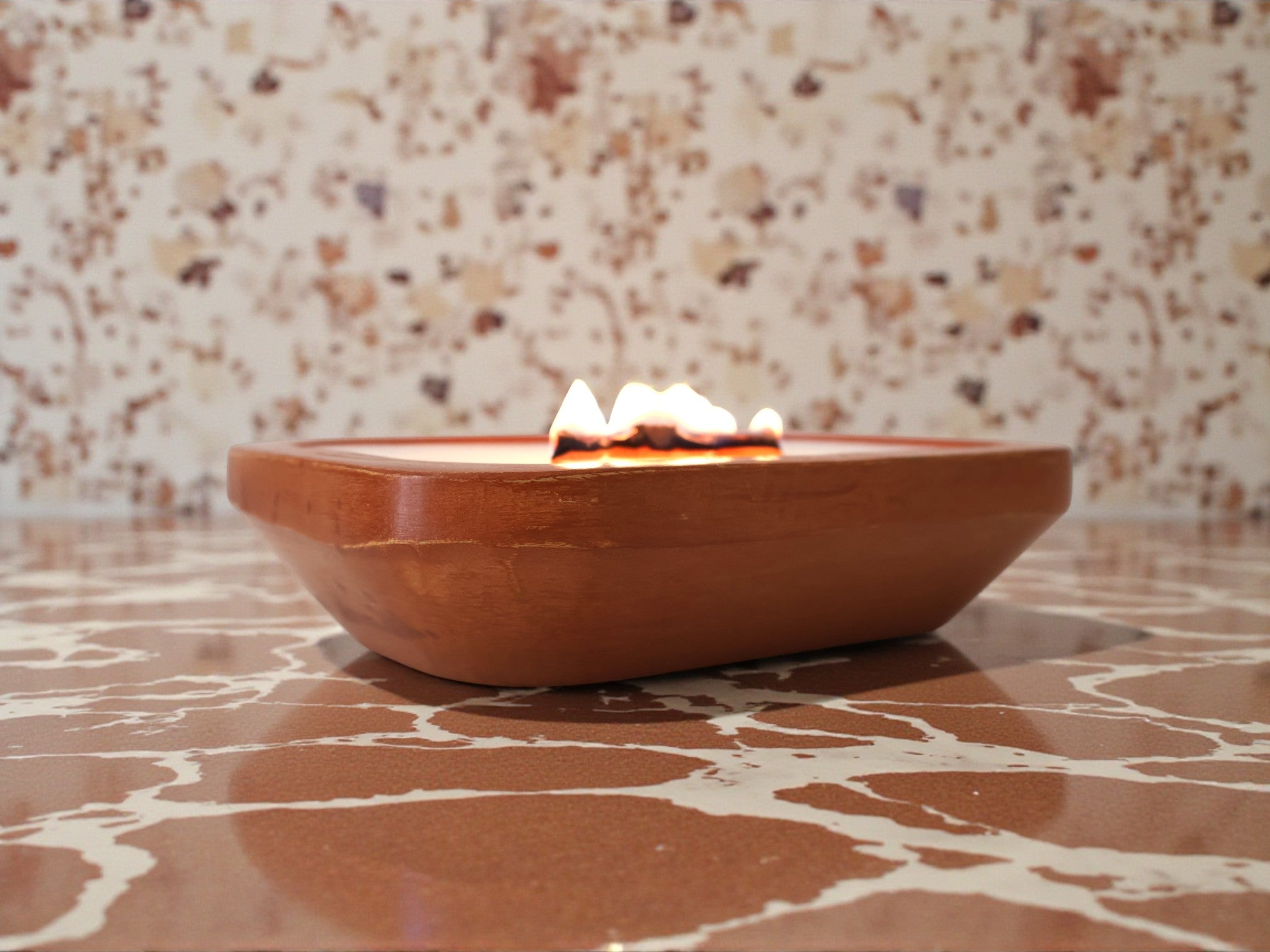 Luxury Wooden Bowl Candle