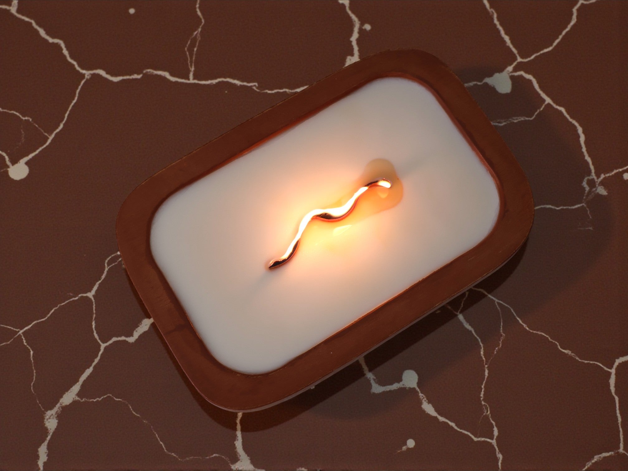 Luxury Wooden Bowl Candle