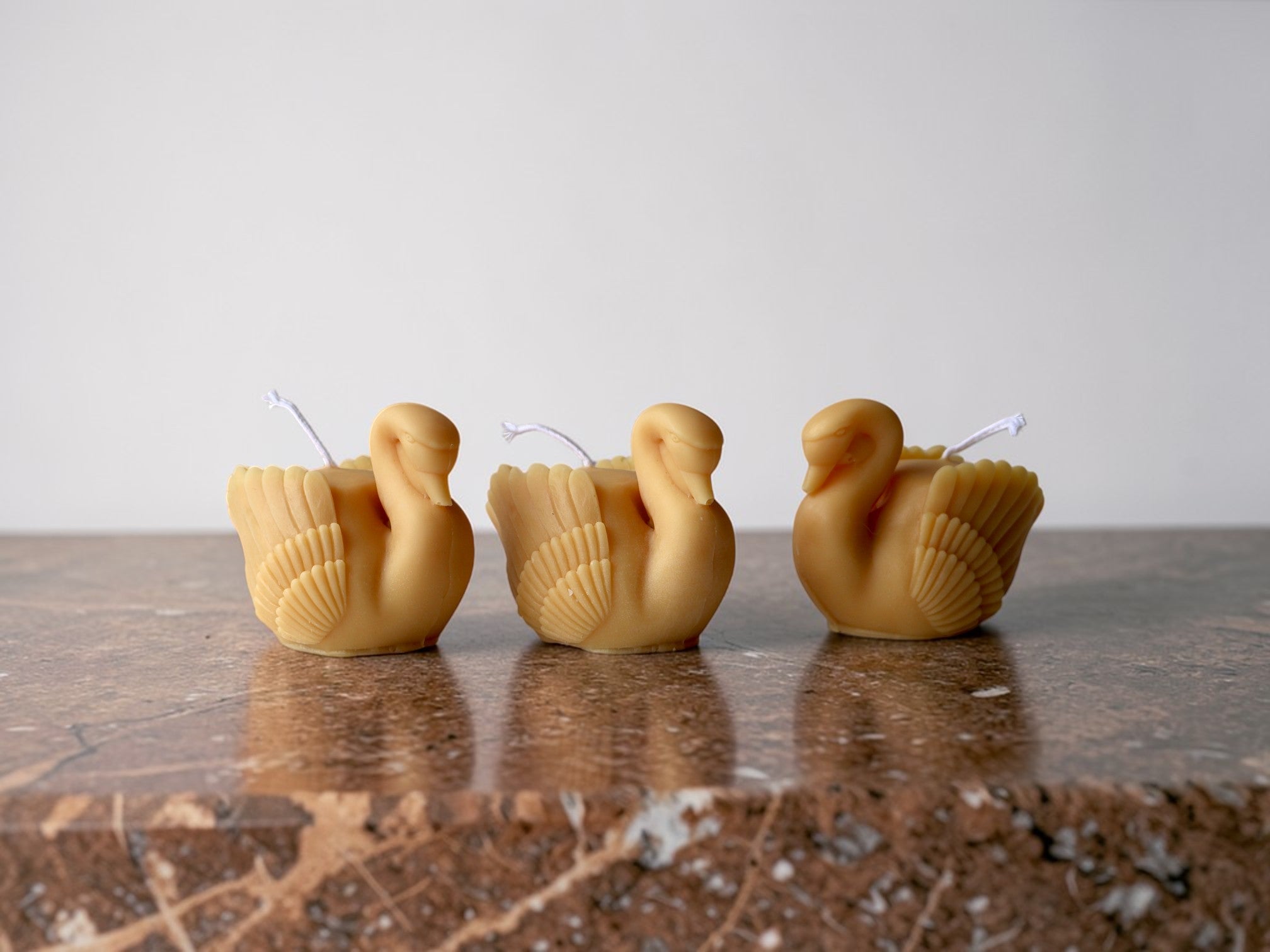 Swan Figurine Candle