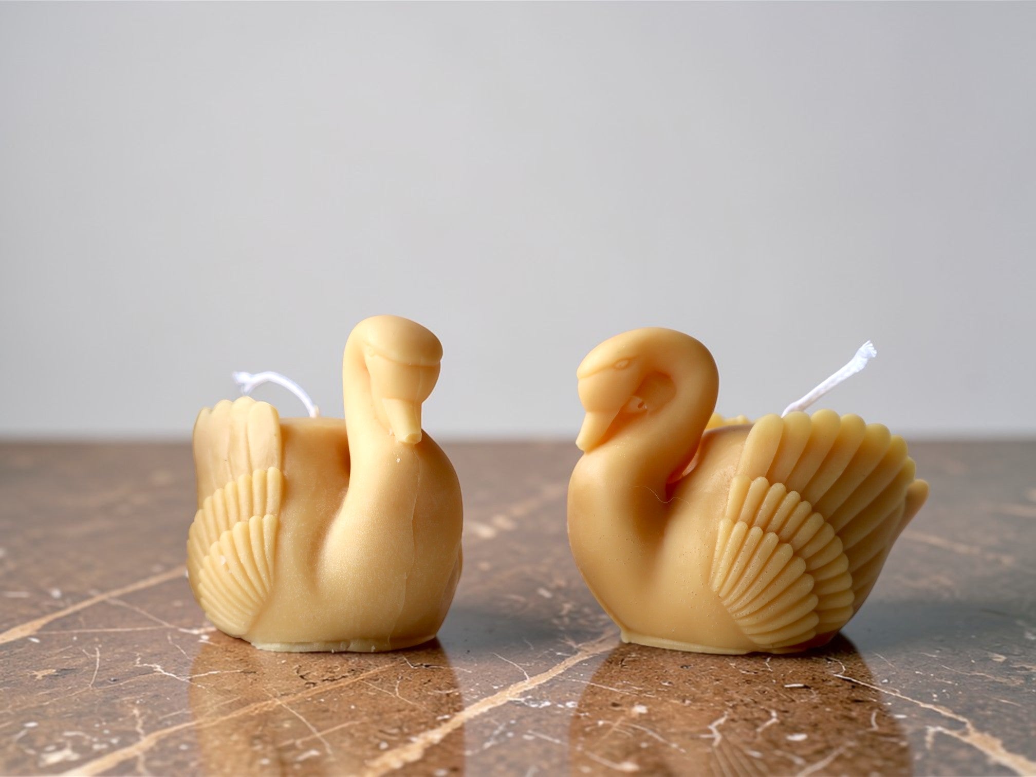 Swan Figurine Candle
