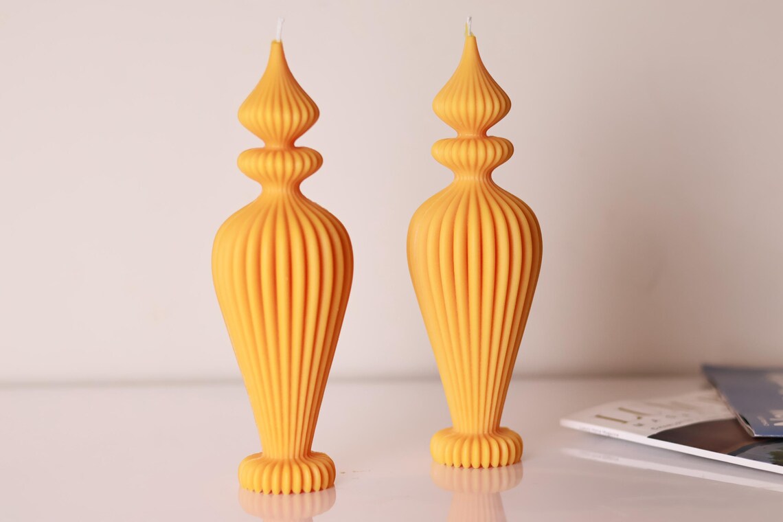 Stylish Irregular Pillar Candle