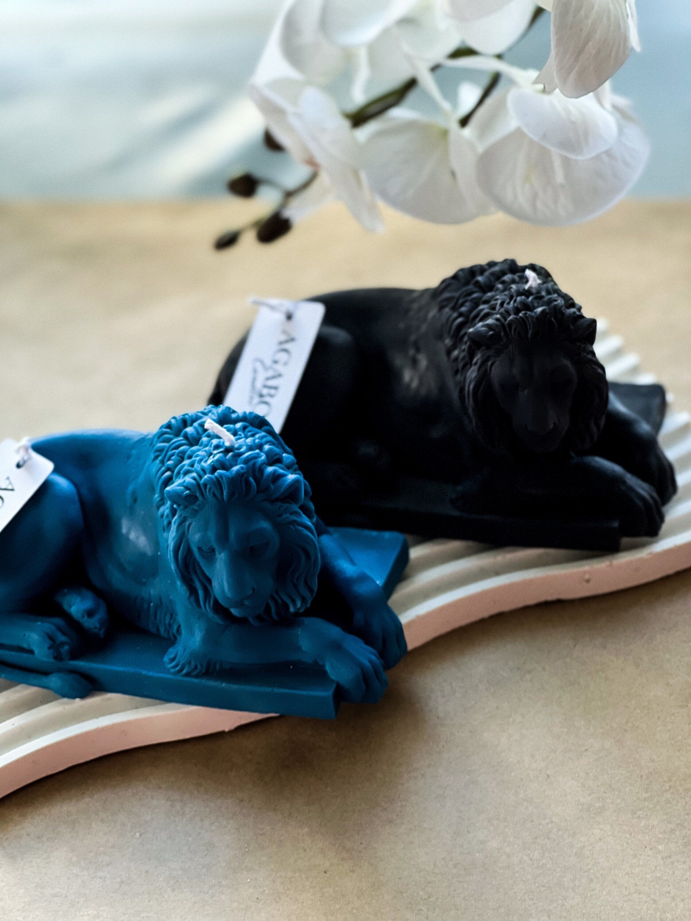 Medium Lion Candle
