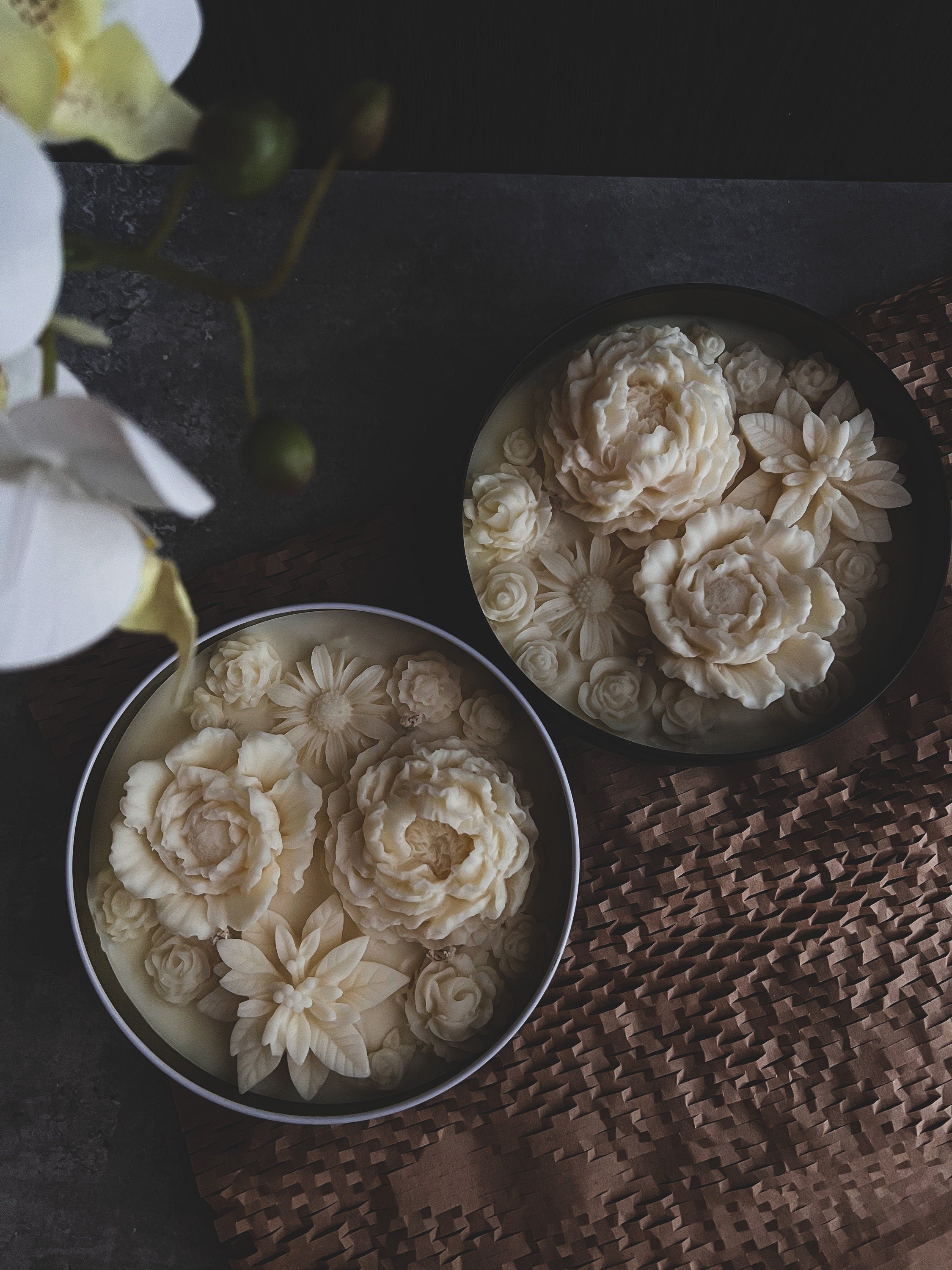 Flower Blossom Candle