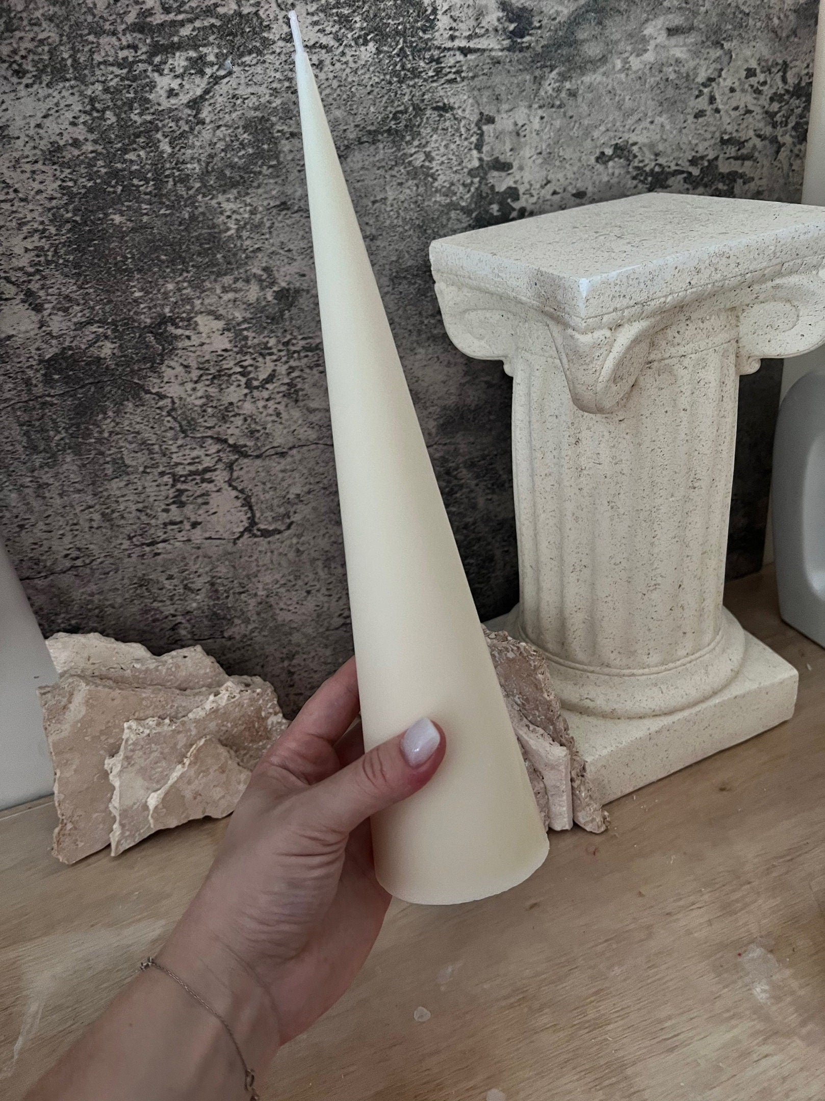 Super High Conus Pillar Candle