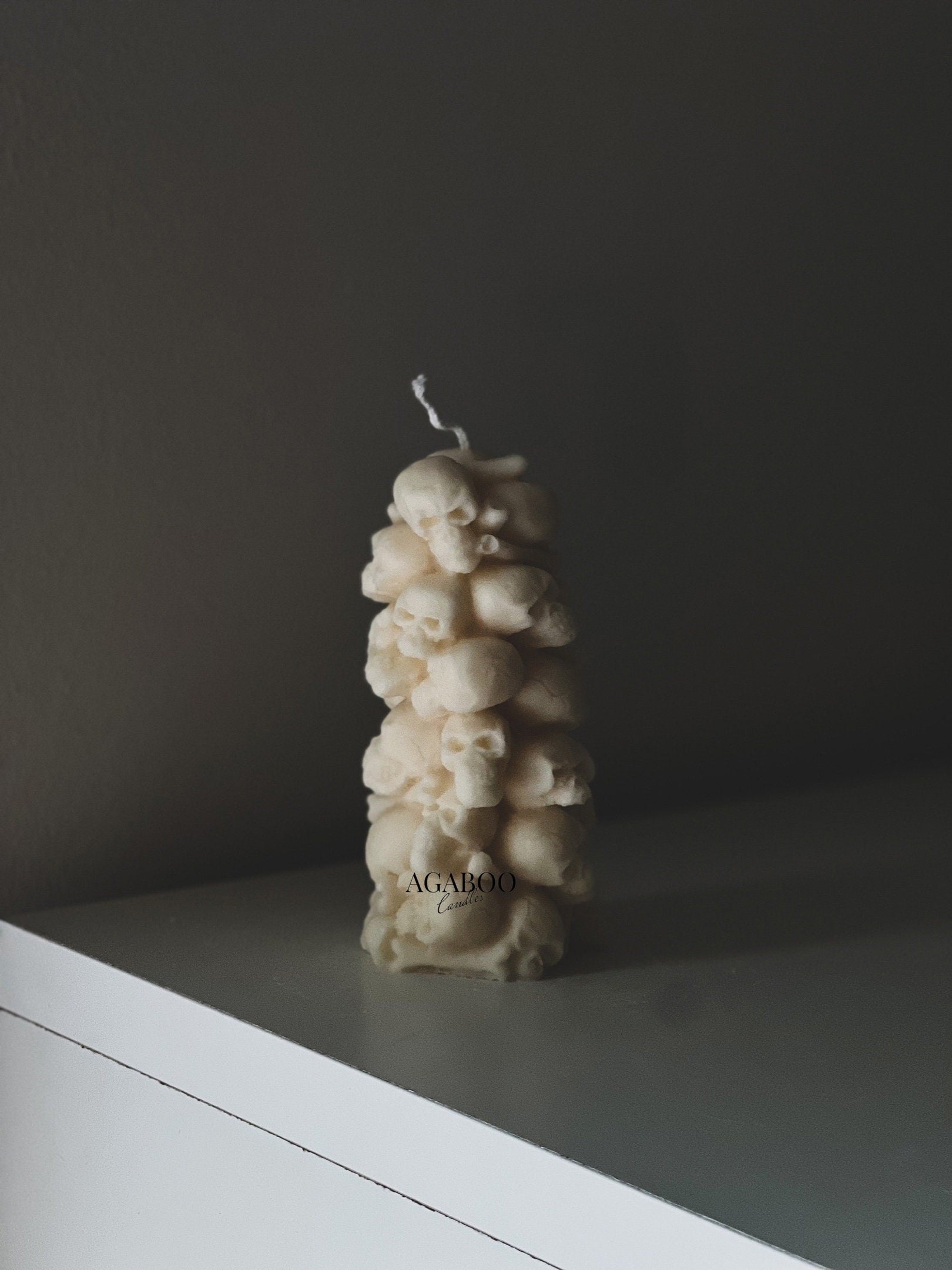 Skull Tower Candle
