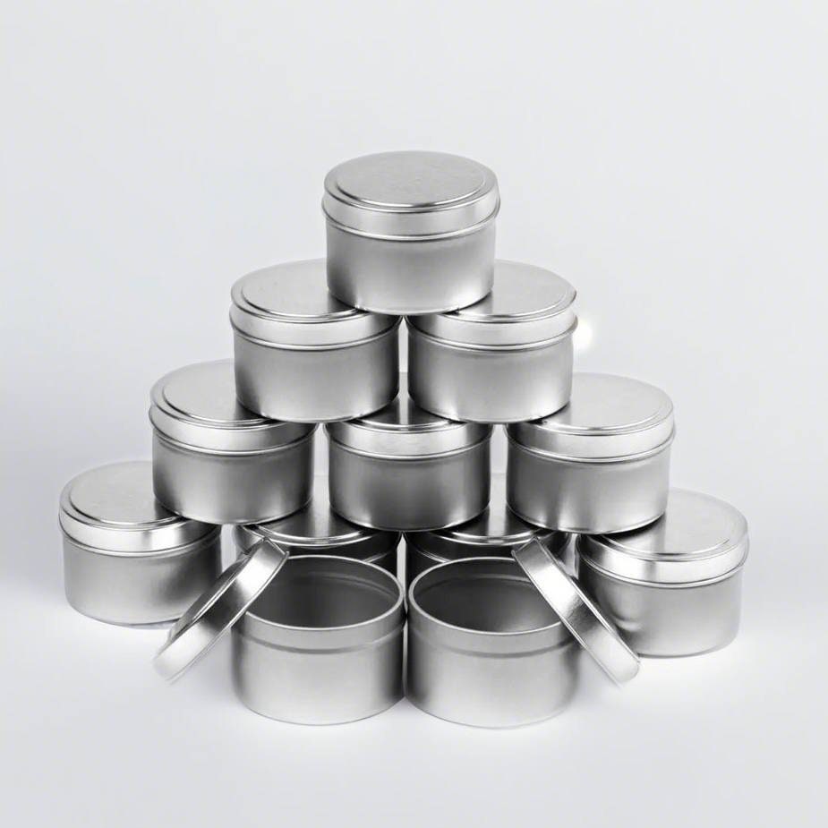 Unlabeled 12 PCS - Tin Candle