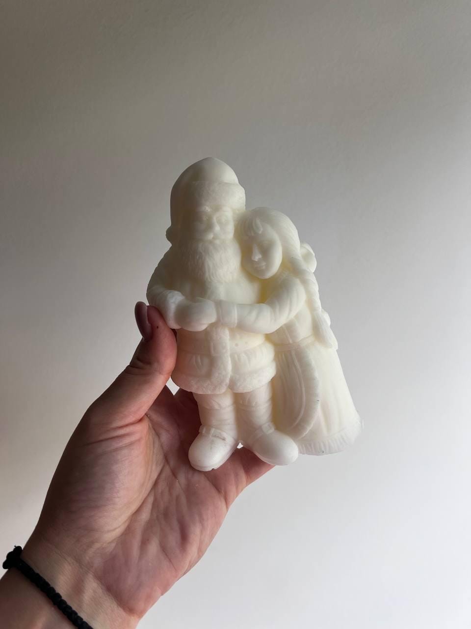 Mr. & Mrs. Santa Candle