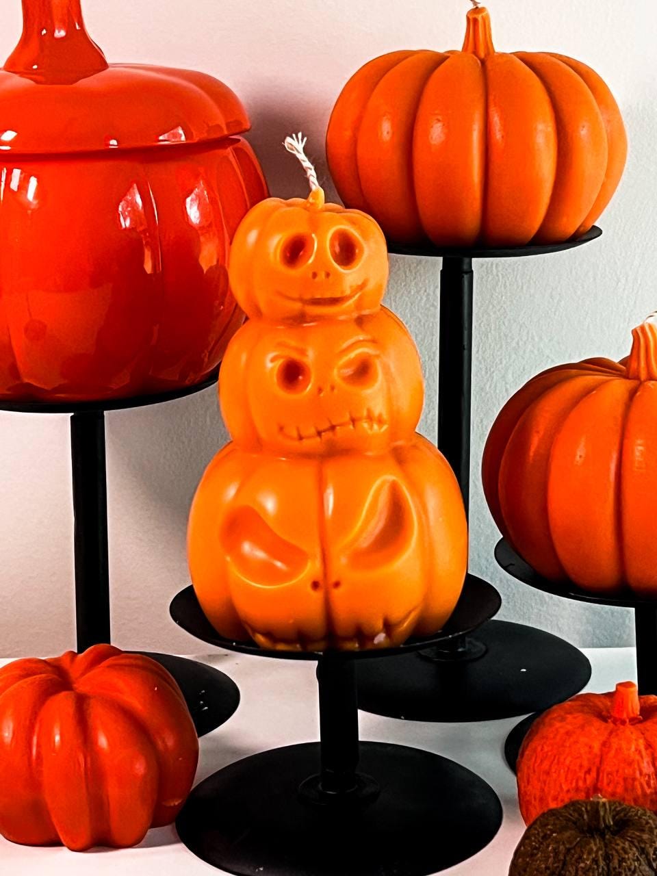 Trio Pumpkin Candle