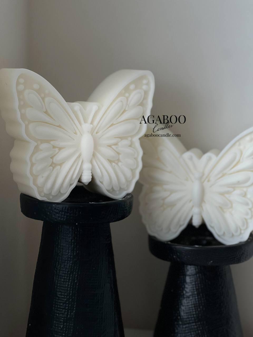Large Butterfly Shaped Candle
