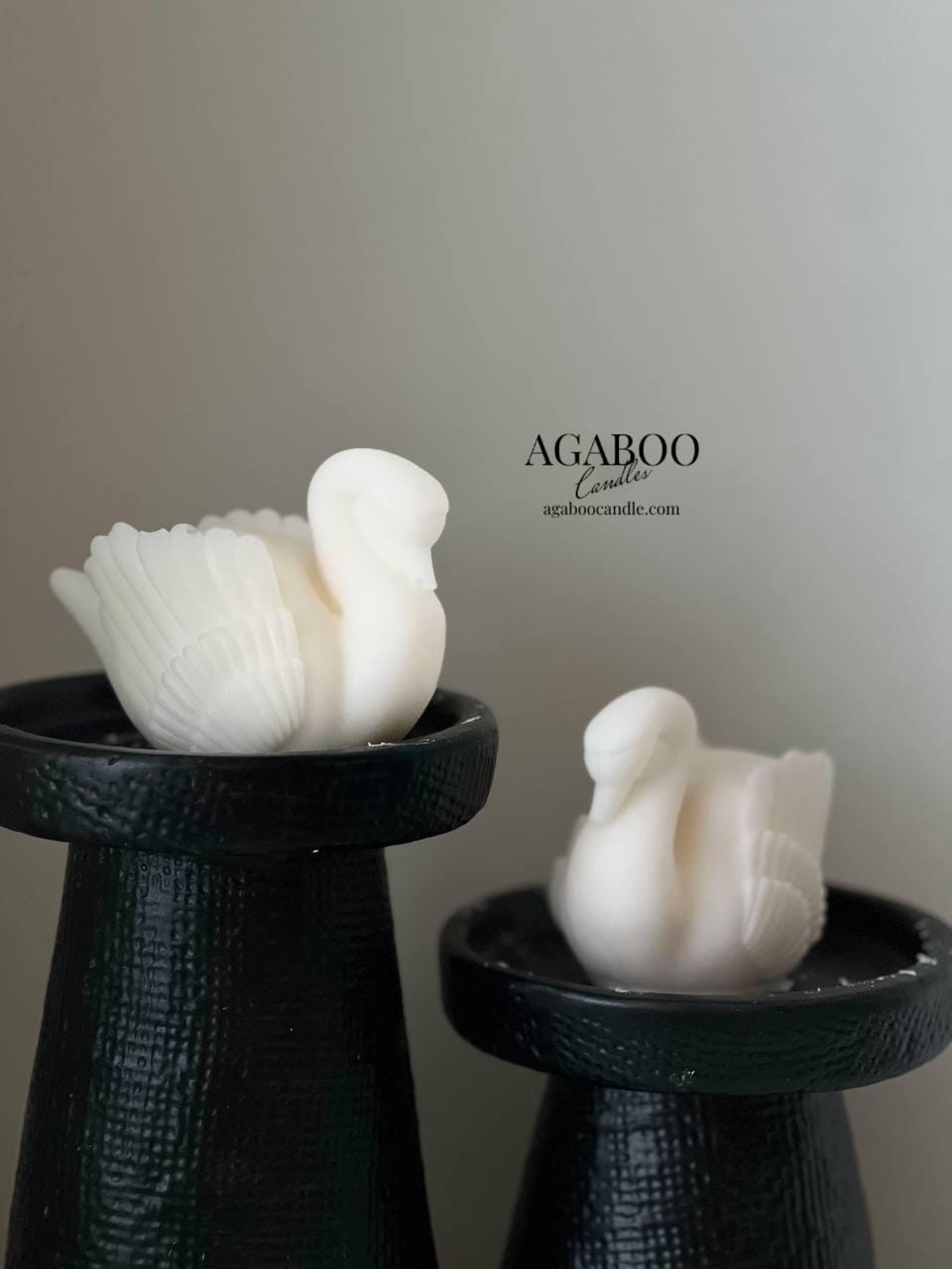Swan Figurine Candle