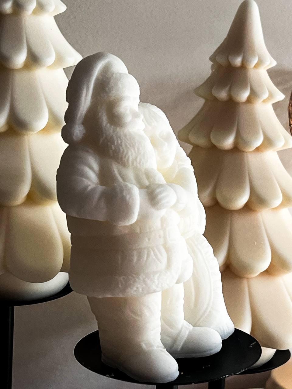 Mr. & Mrs. Santa Candle