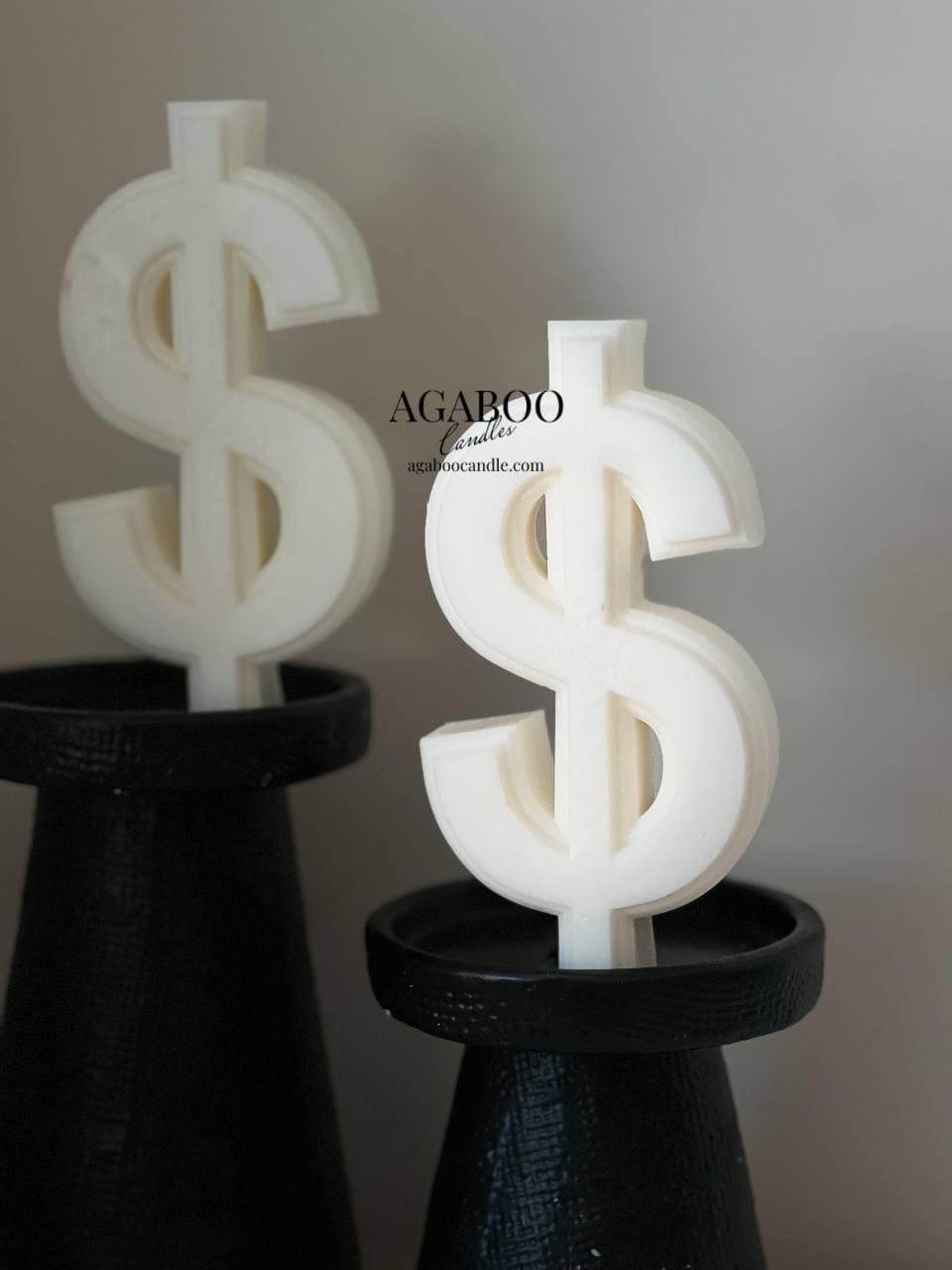 Dollar Shaped Candle
