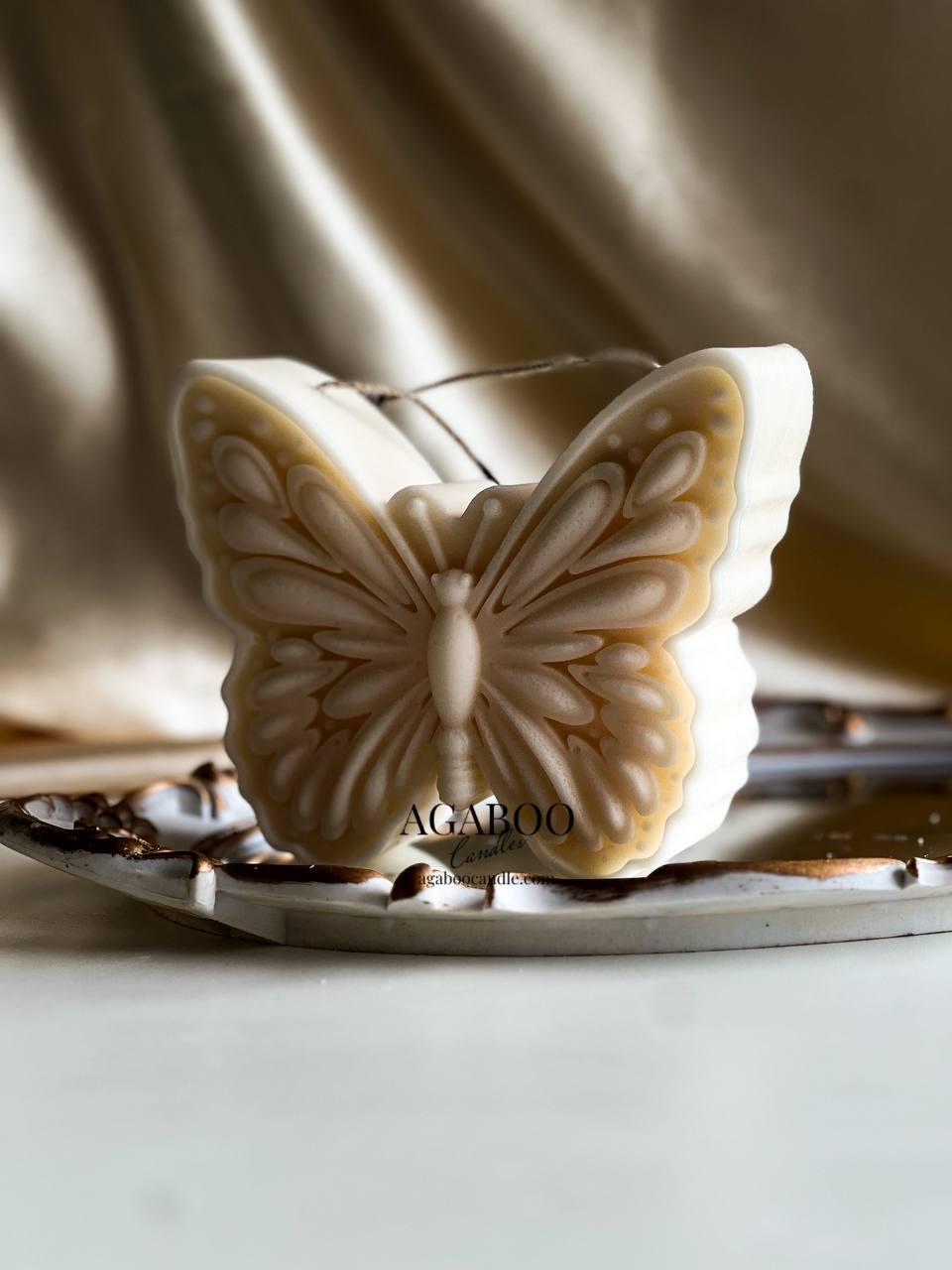 Large Butterfly Shaped Candle