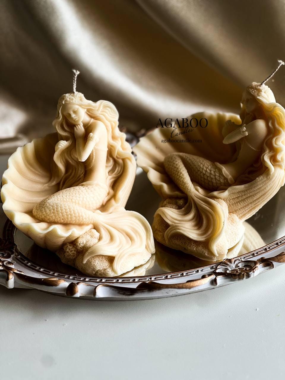 Mermaid Shell Candle