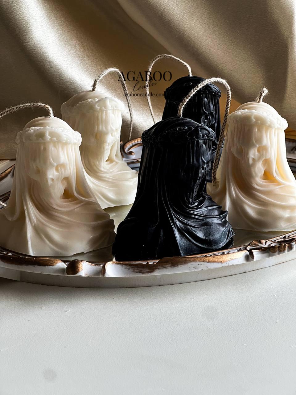 Small Veiled death Candle