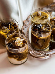 Iced Candle with Coffee Shop Scent 3.4x3.2 inches