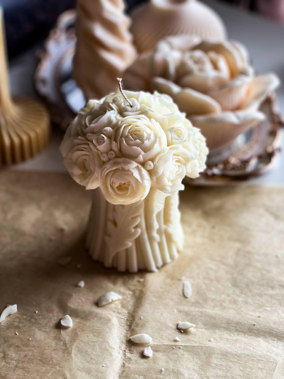Peony Bouquet Candle