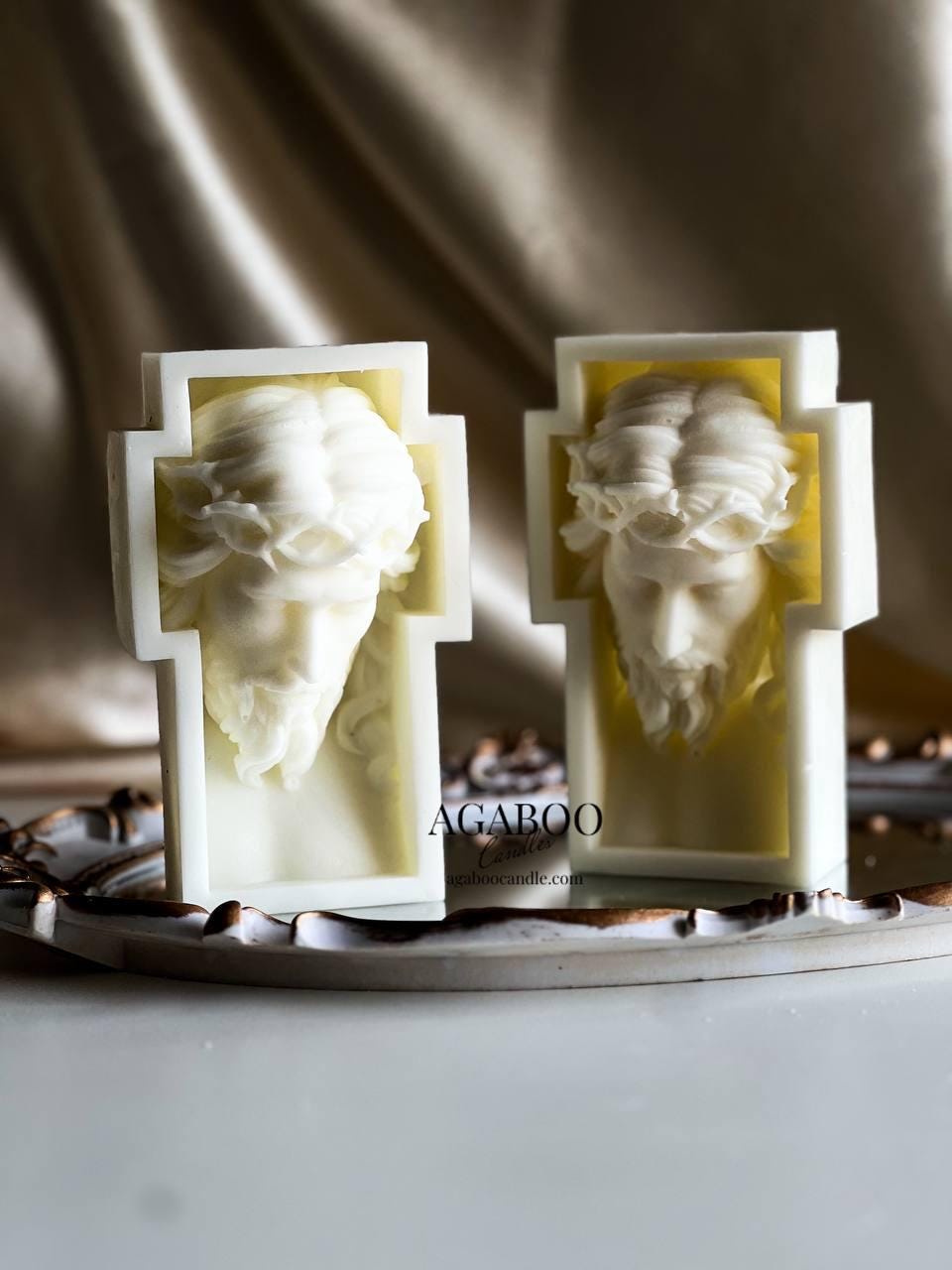 Large Jesus Candle 5.5x3.5 inches