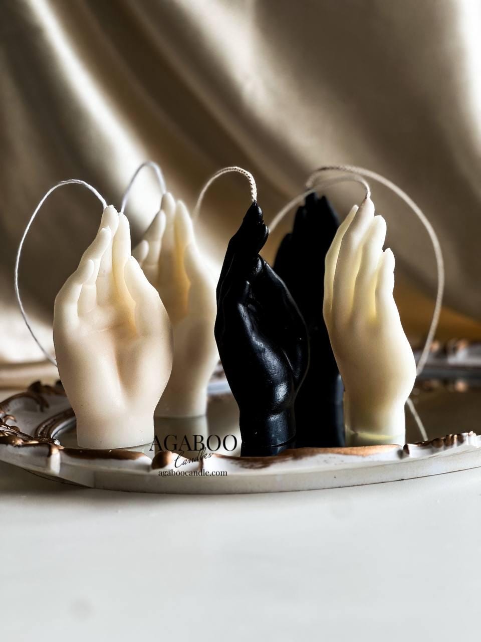 Woman's Hand Candle
