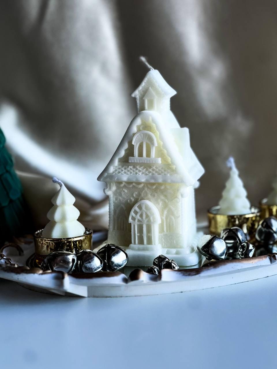 Gingerbread House Candle