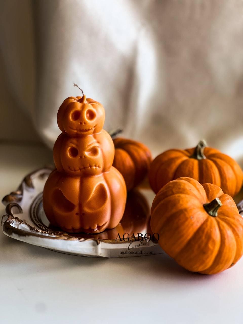 Trio Pumpkin Candle