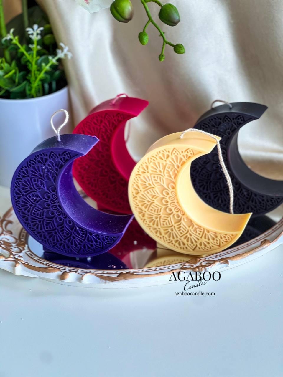 Ramadan Moon Candle