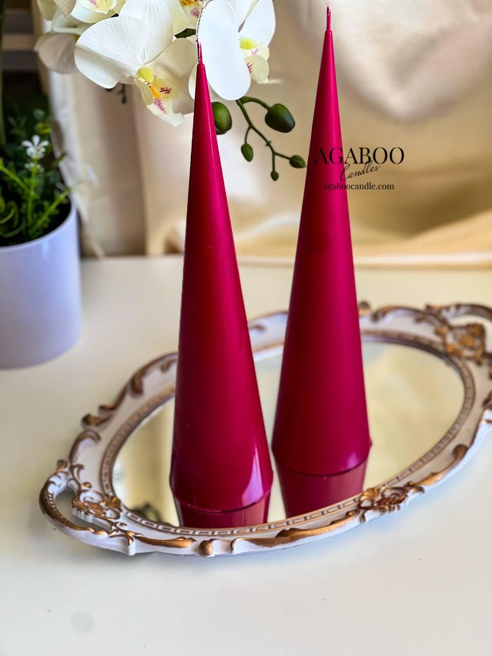 Super High Conus Pillar Candle