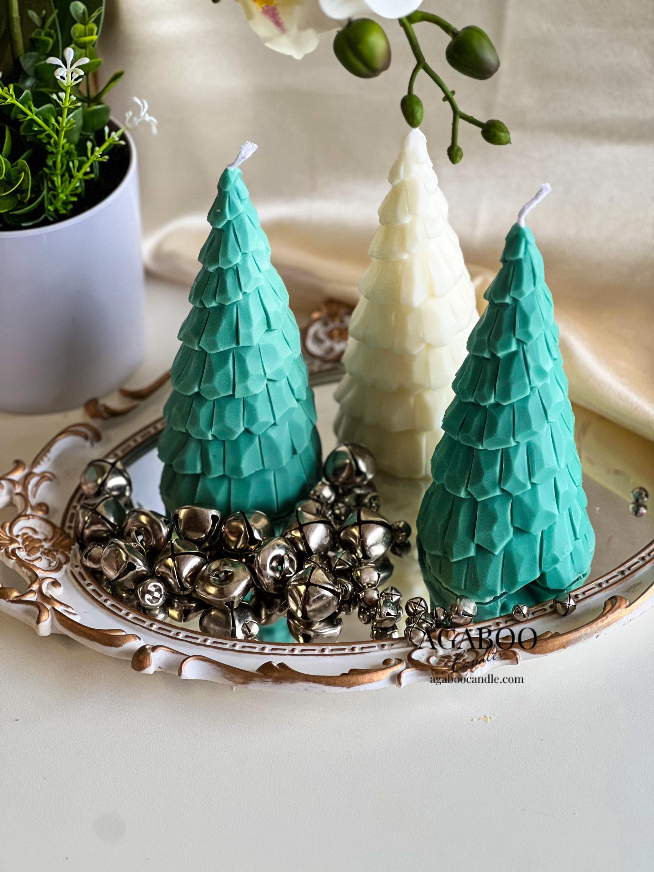 Christmas Tree Candle 7x3 inches