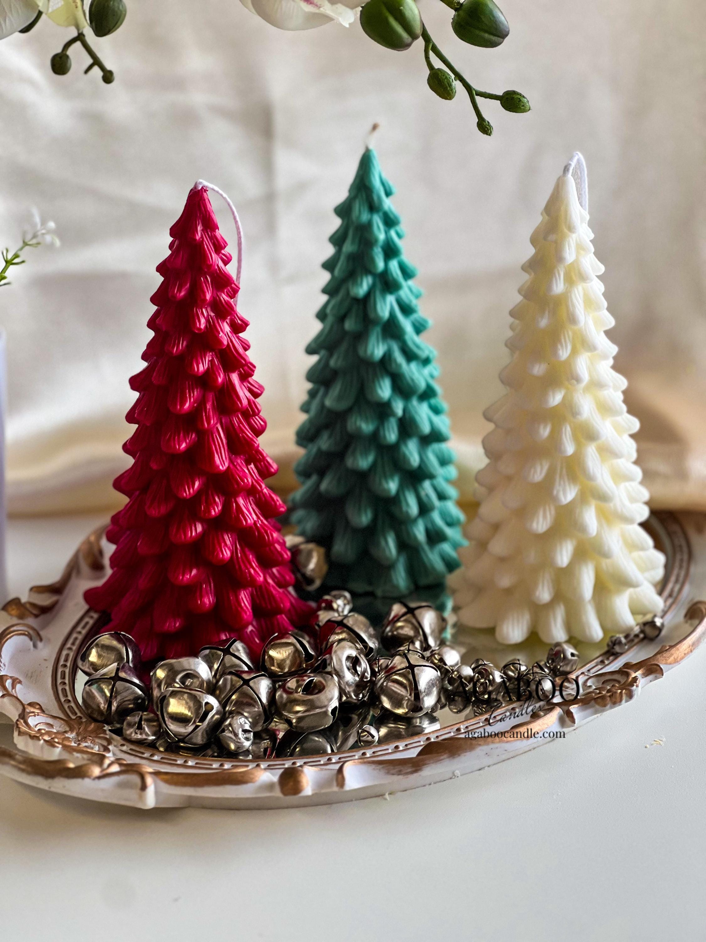 Large Christmas Tree Candle 7x3.5 inches