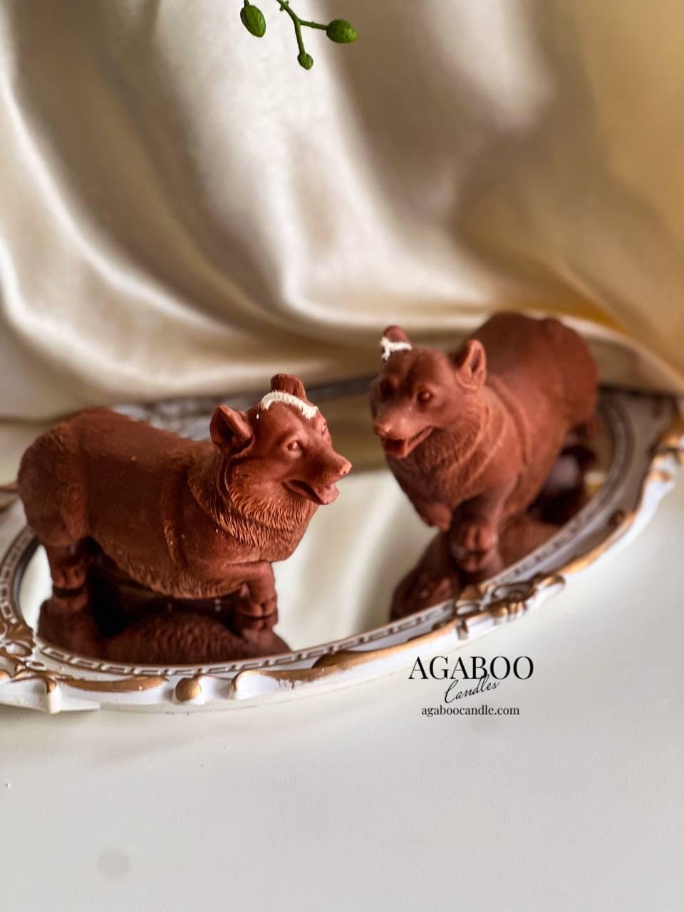 Adorable Corgi Shaped Candle