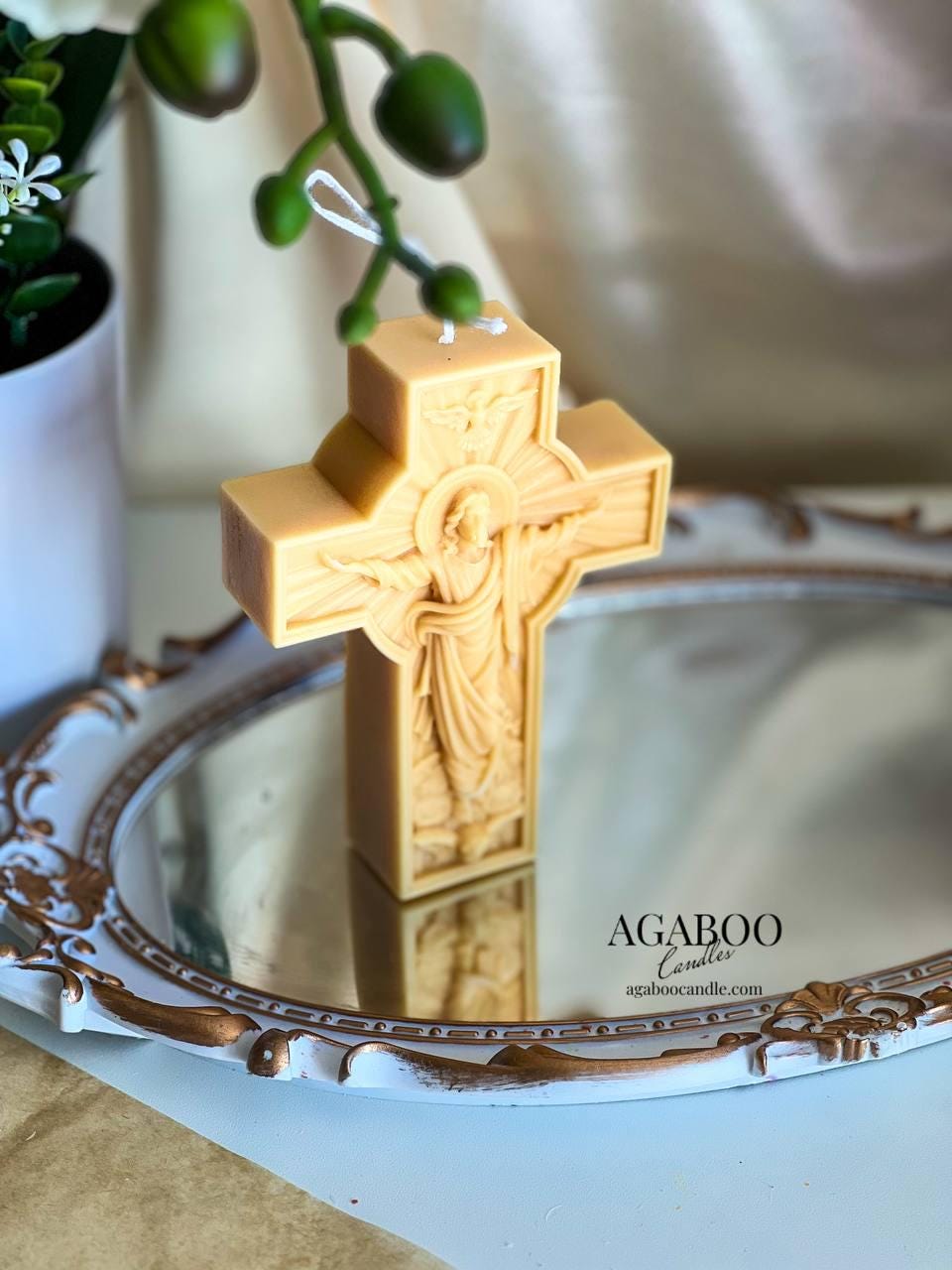 Jesus Statue Candle