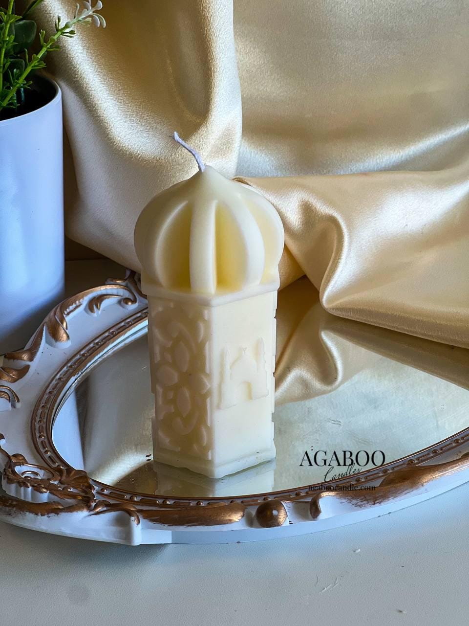 Castle Cylindrical Candle