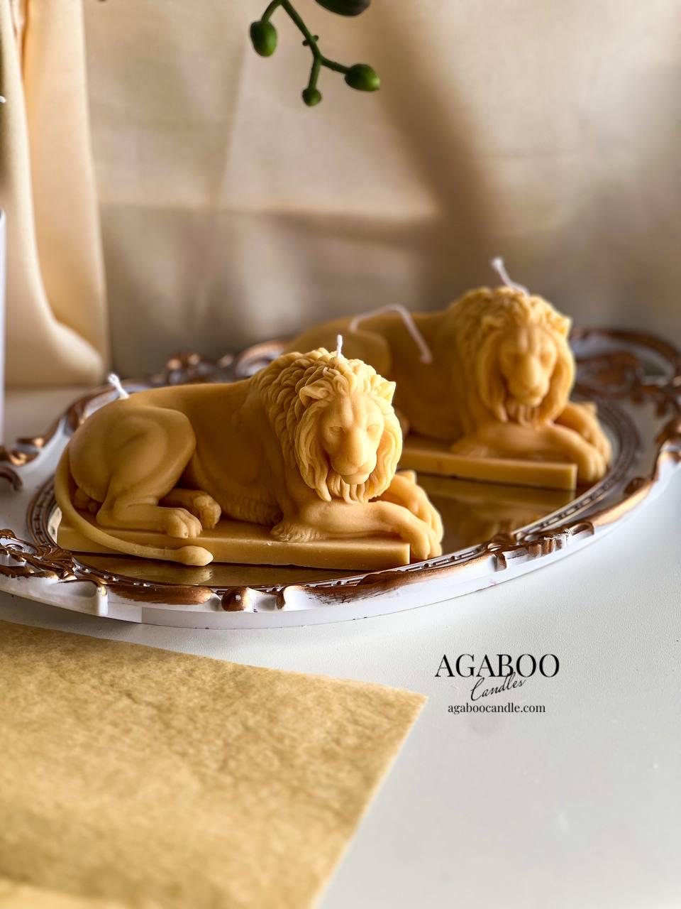 Medium Lion Candle