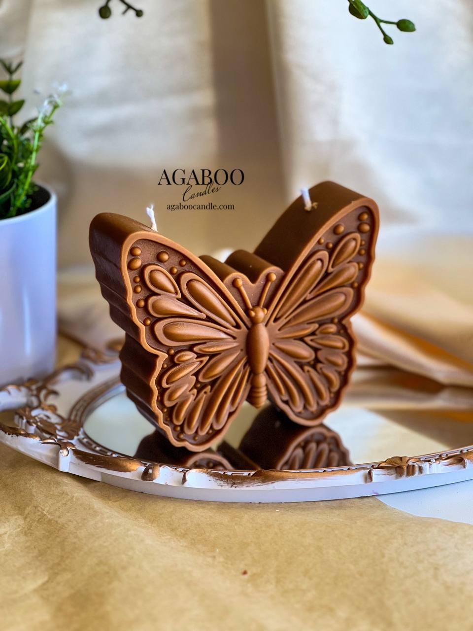 Large Butterfly Shaped Candle