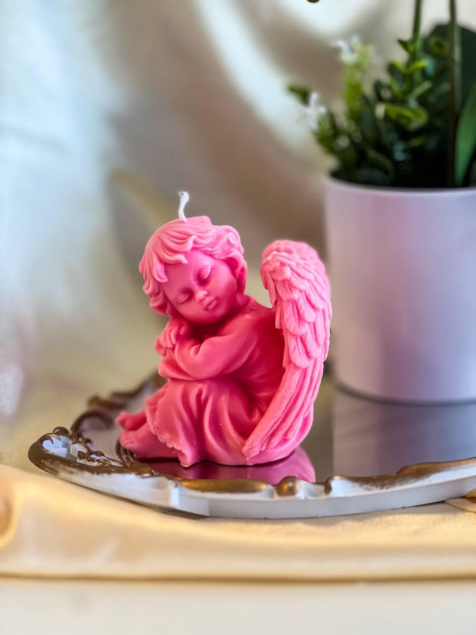 Cherub Baby Candle