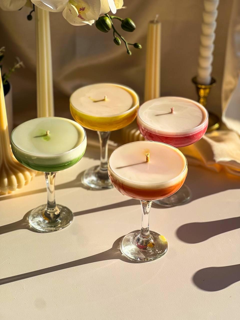 Unique Cocktail Candle