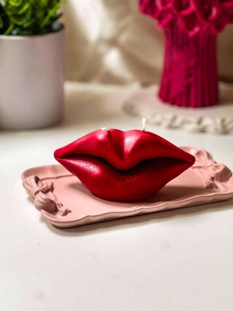 Face Lips Candle