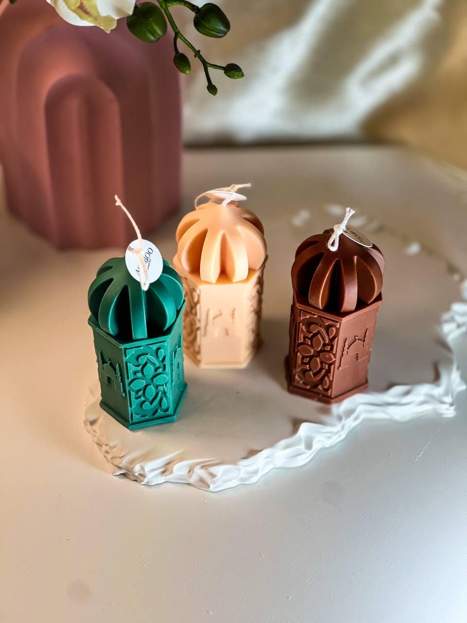 Castle Cylindrical Candle