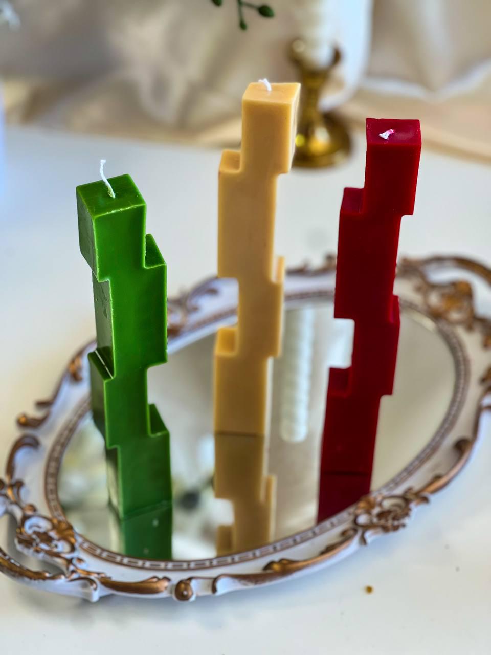 Unique design Pillar Candle