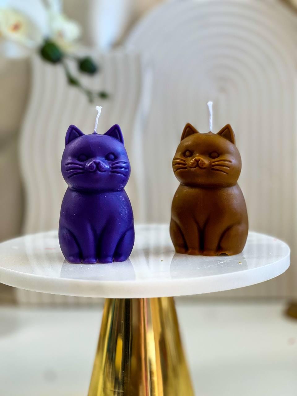 Small Cat Candle