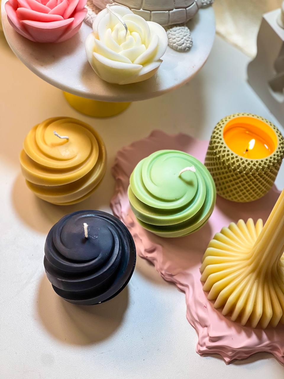 Spiral Ball Candle