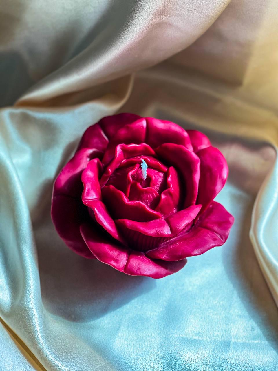 Huge Rose Blossom Candle