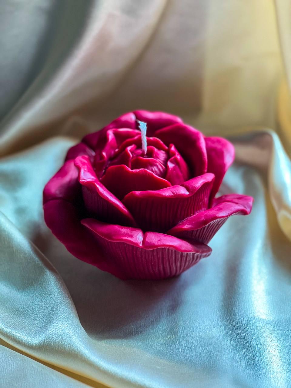 Huge Rose Blossom Candle