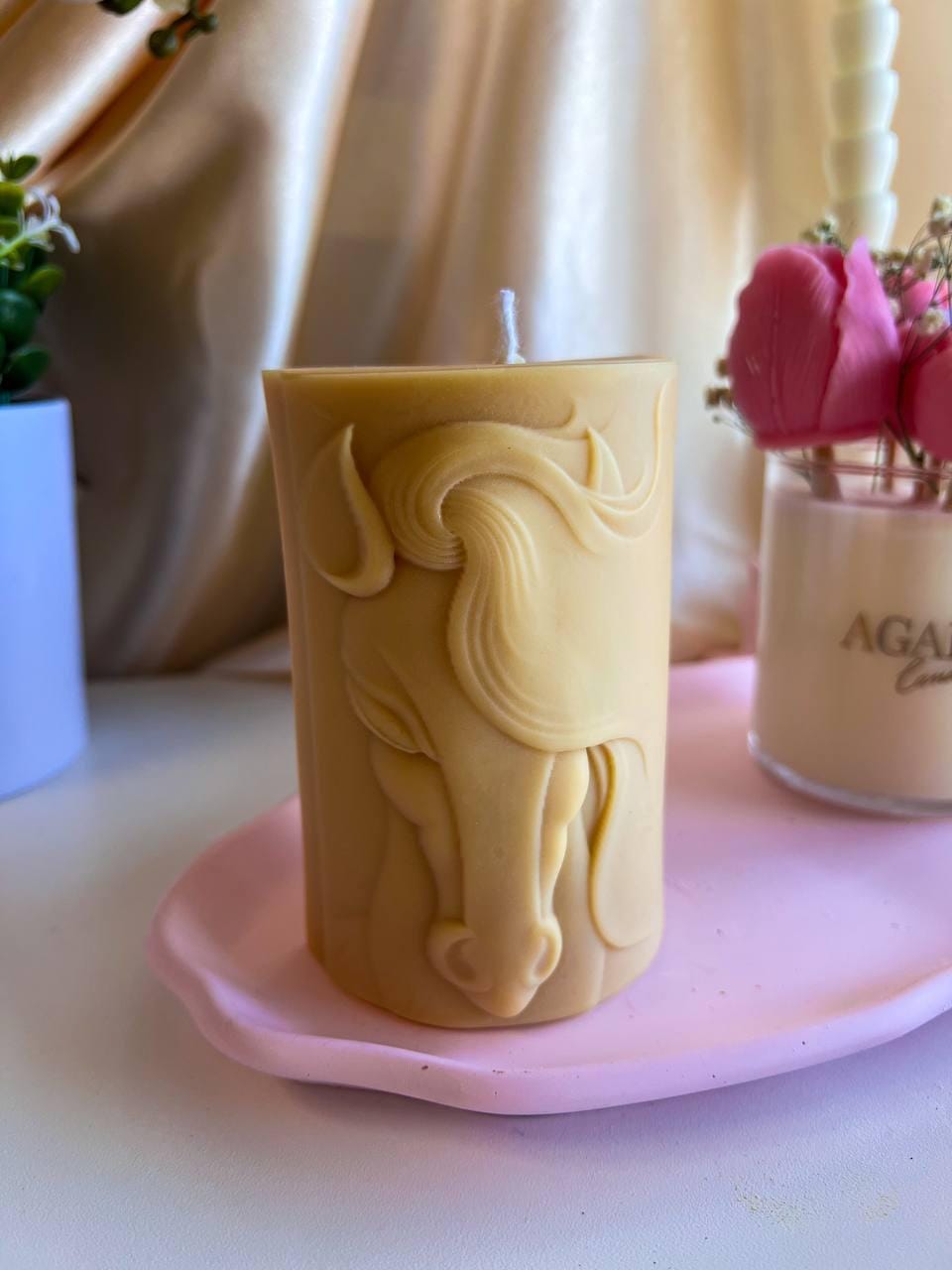 Half Horse Candle